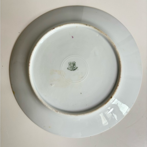 Schwarzburg Rudolstadt Neo Classical lady Portrait 24K Gold Hand Painted Plate. - Picture 3 of 4